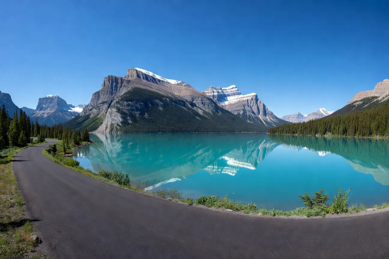Route des Rocheuses canadiennes, parc Banff en été 2026