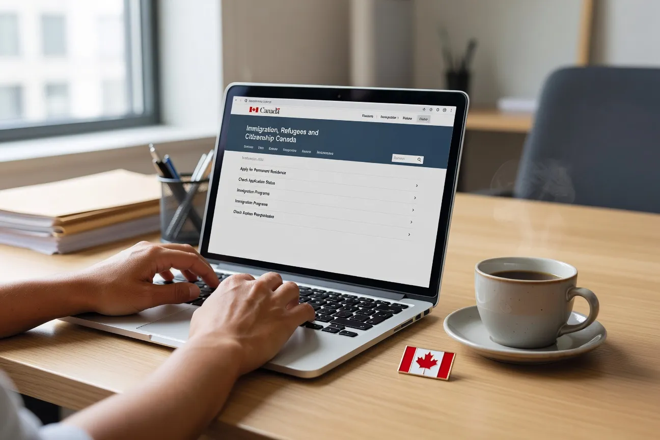 Formulaire IRCC en ligne pour demande de visa Canada