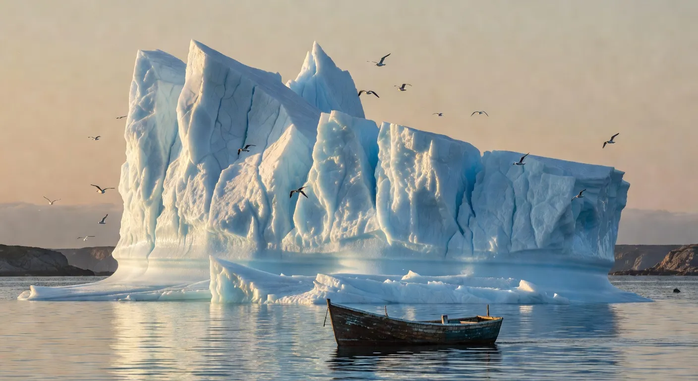 Iceberg geant pres de Twillingate au large de Terre-Neuve
