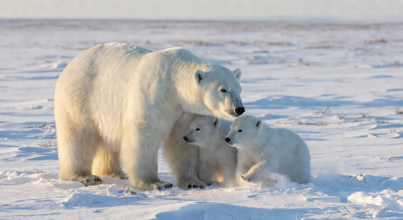 Ours polaire male sur la toundra de Churchill au Manitoba